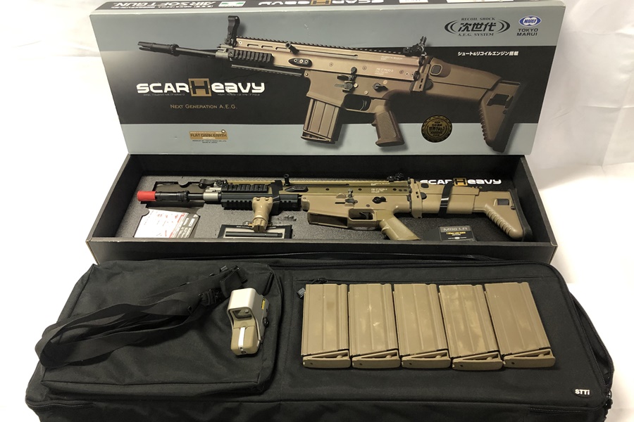 エアガン買取実績ご紹介｢東京マルイ SCAR-H 次世代電動ガン FDE 付属品