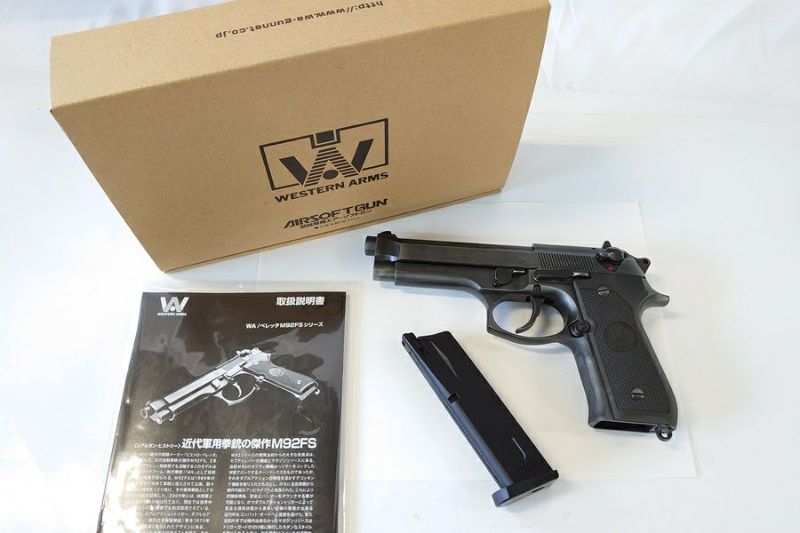 中古 通販 「WA ベレッタ M92FS ダイハードタイプ バトルダメージ ガス 