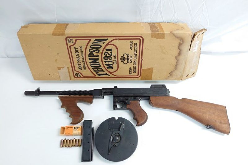 在庫正規店MGC THOMPSON M1921トミーガン トンプソン サブマシンガン モデルガン