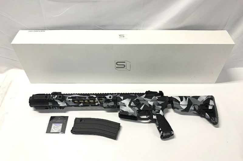 中古 通販 「東京マルイ SAI GRY スノーカモフラージュ カスタム M4