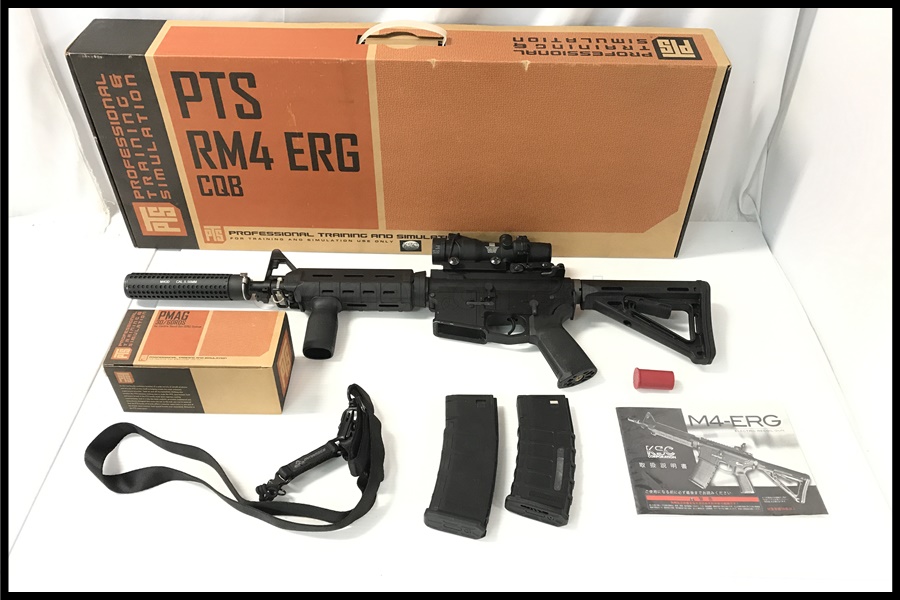 KSC PTS M4-ERG MAGPUL CQB 電動ガン 予備マガジン付き」買取実績のご