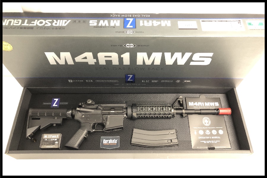 東京マルイ M4A1 MWS ガスブローバックマシンガン」買取実績のご紹介 エアガンなどUSEDミリタリーグッズ専門店スペースブキヤ